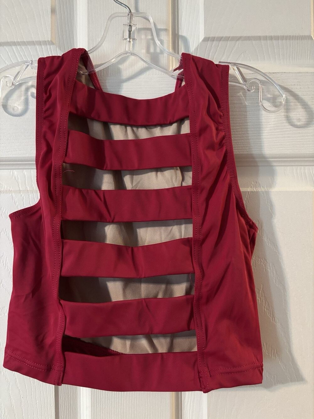Balera Sz SA Crop Top Ladder Back Dance Performance / Practice Pink